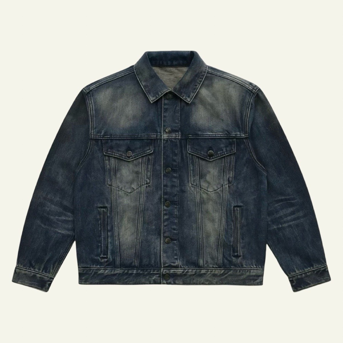 Chaqueta vaquera oversize Reondeu con logo trasero