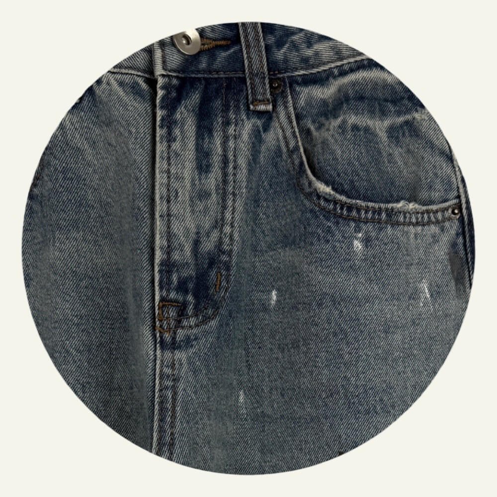 ZS7003 Jean Recto Pintura Vintage - Imagen 3