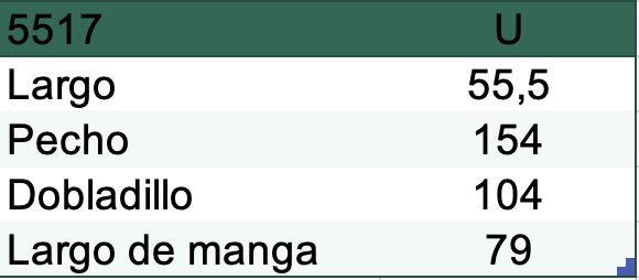 reondeu-guia-de-tallas-5517 Chaqueta Bomber Marrón con Cuello de Piel Reondeu - Imagen 3