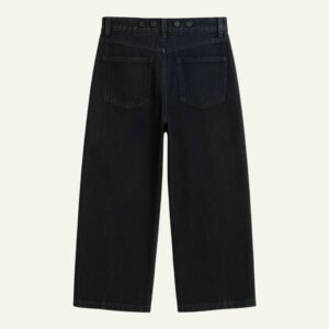 xn70077(1) Pantalón Denim Wide Leg Azul Marino Oscuro