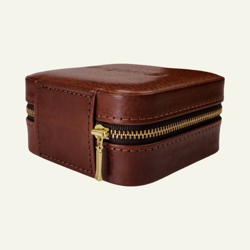 z6563 m(1) Caja de Joyería de Viaje en Cuero - Imagen 5