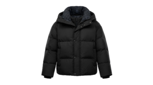 25 Parka Plumón Cuello Cuadros